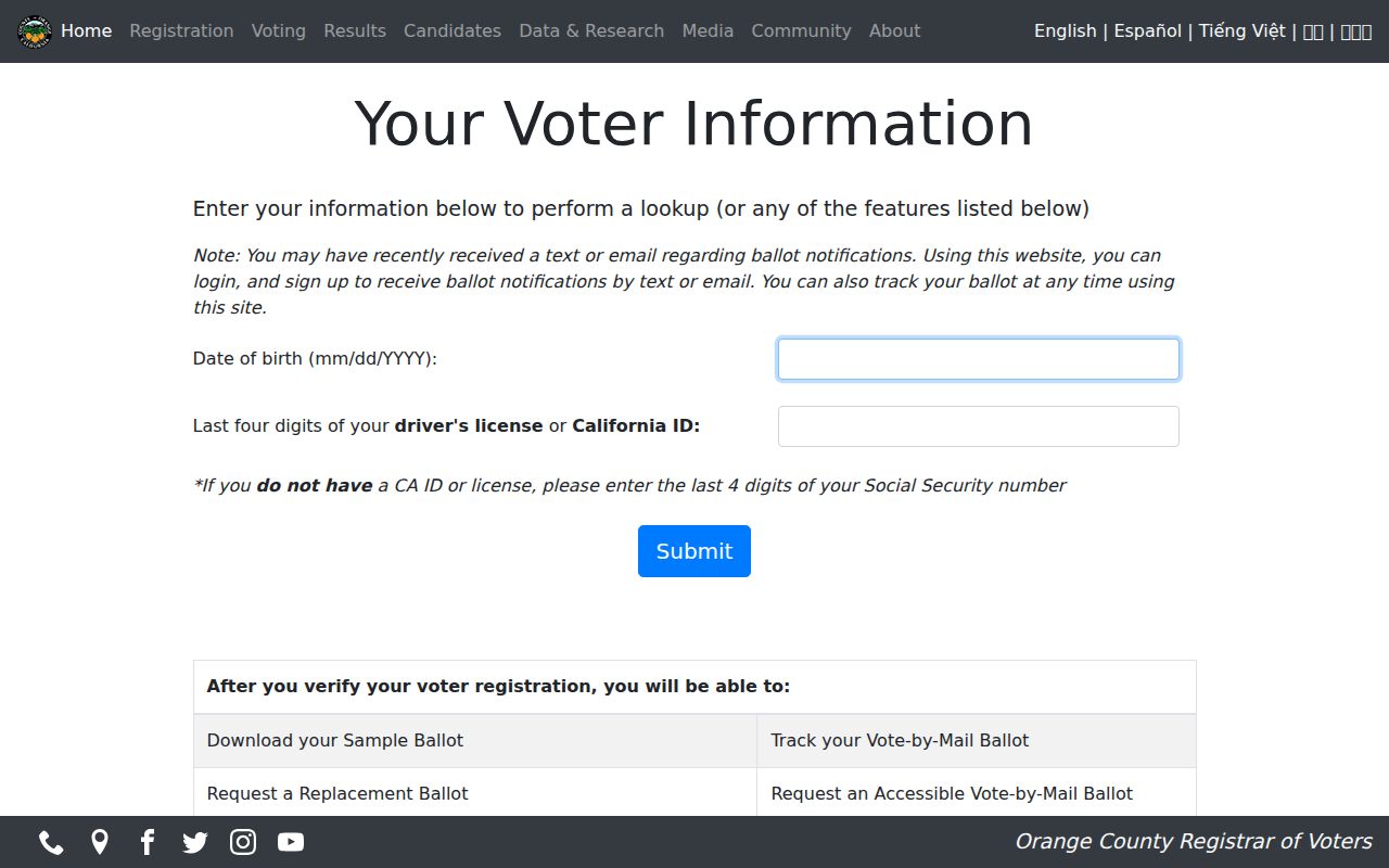 Laguna Hills residents directory Orange County voter lookup