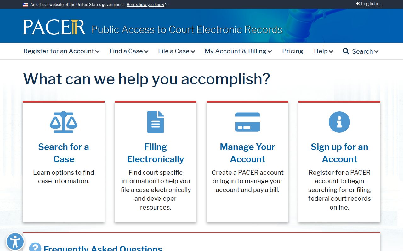 Laguna Hills resident lookup federal PACER court records